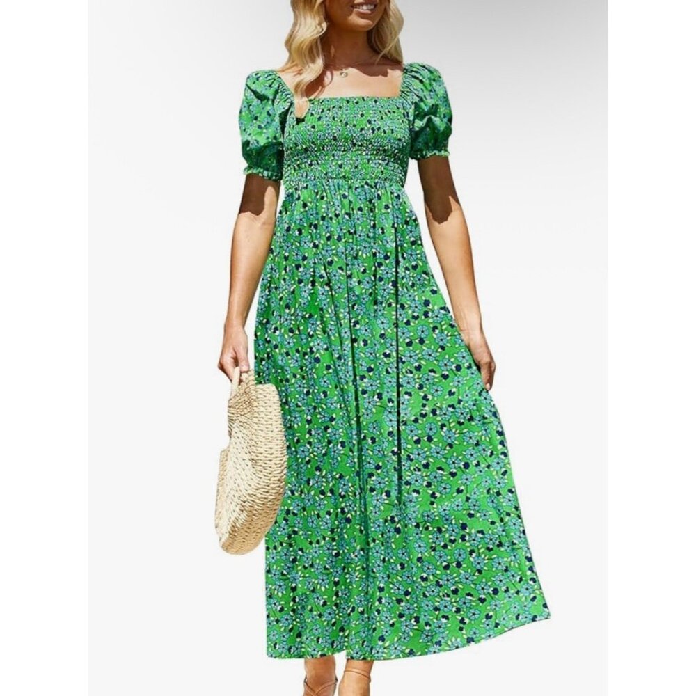 Zesica Floral Milkmaid Corset dress Cottagecore Feminine Easter corset ruching